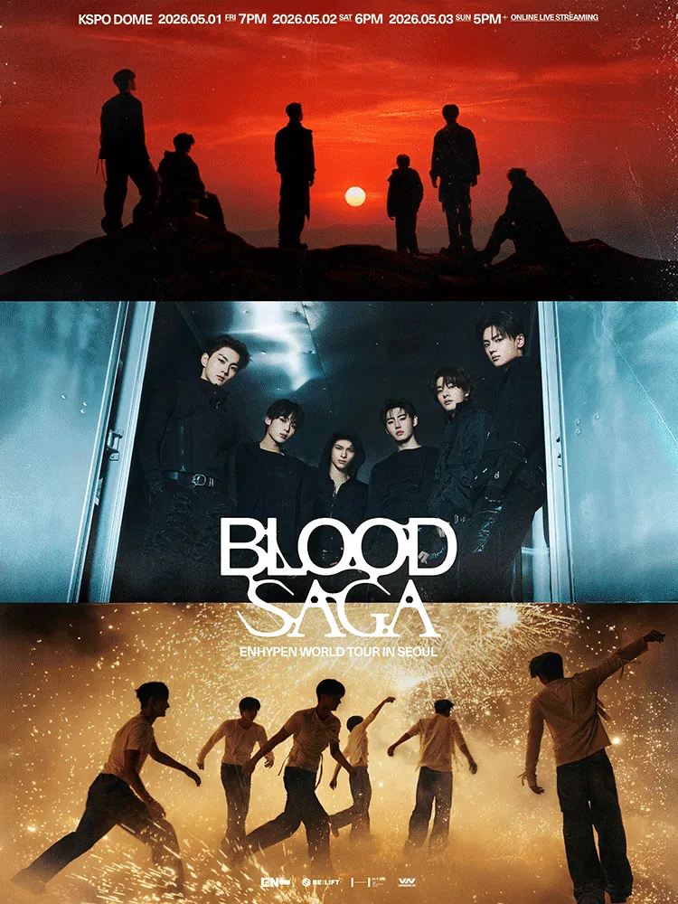 ENHYPEN WORLD TOUR ‘BLOOD SAGA’ IN SEOUL 포스터